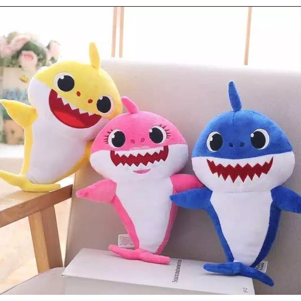 Mainan Boneka Baby Shark Pinkfong Tinggi 30 cm / Boneka / Boneka Lucu / Bonek