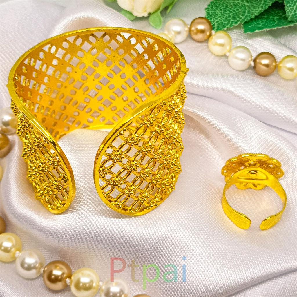 Gelang Bangkok xuping perhiasan lapis Emas 24k Dubai Fashion Dubai