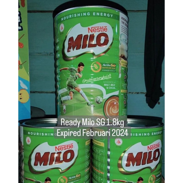 

Milo singapur / Milo kaleng SG / Milo SG 1.8kg / milo kaleng