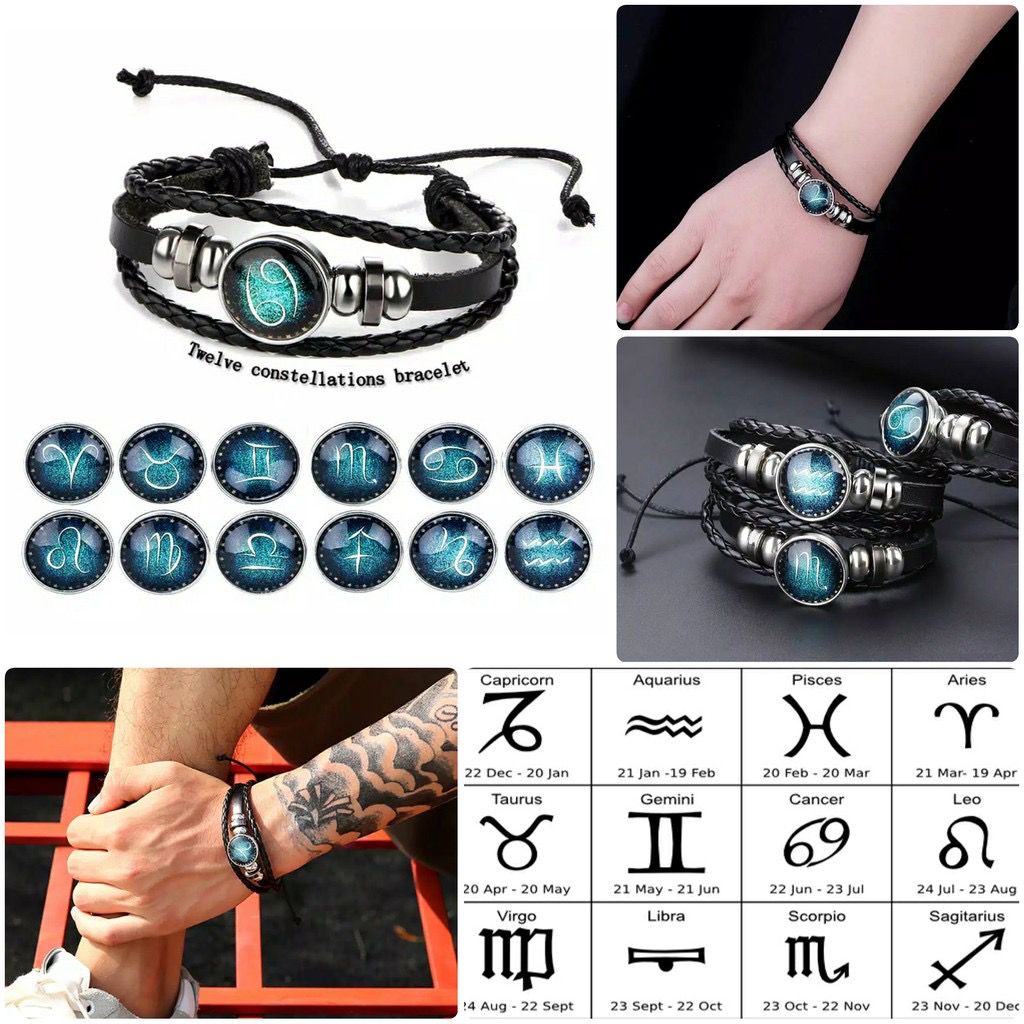 Gelang Zodiak Kekinian Unisex