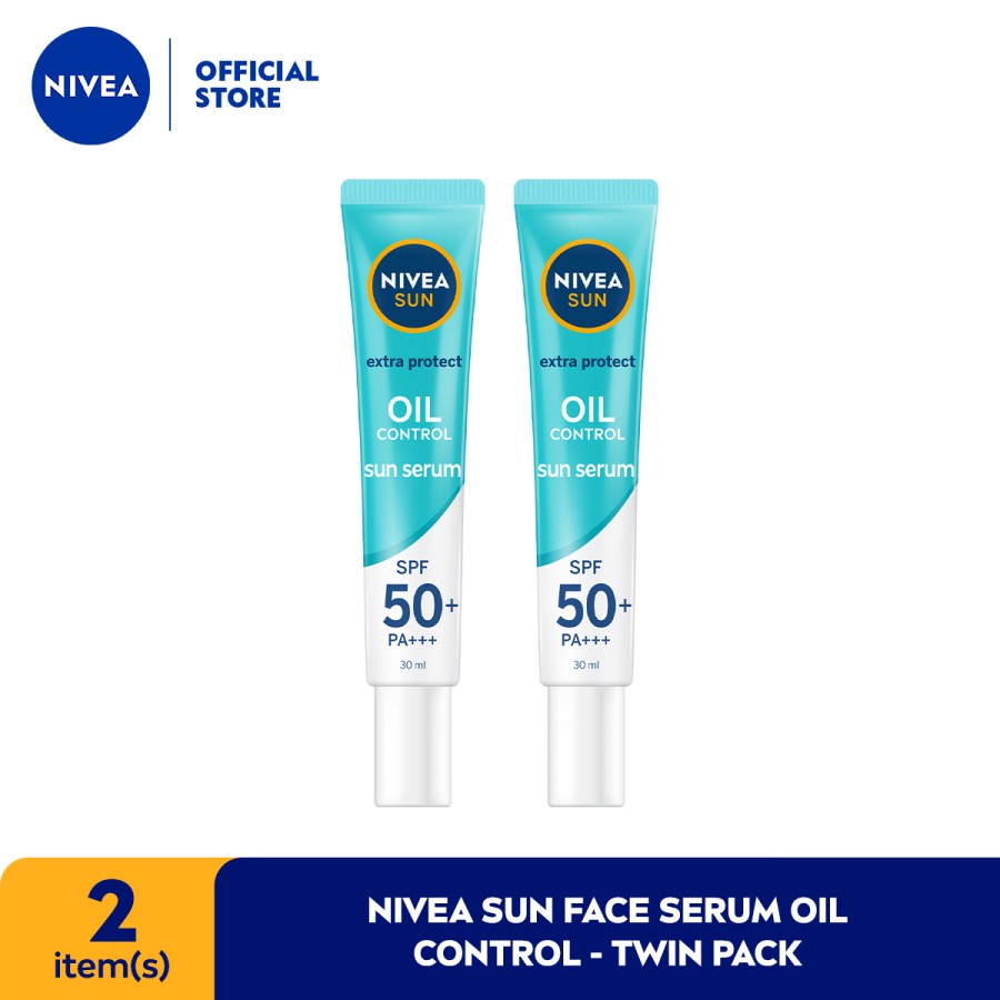 BISA COD - NIVEA SUN FACE SERUM INSTANT AURA - OIL CONTROL SPF 50+