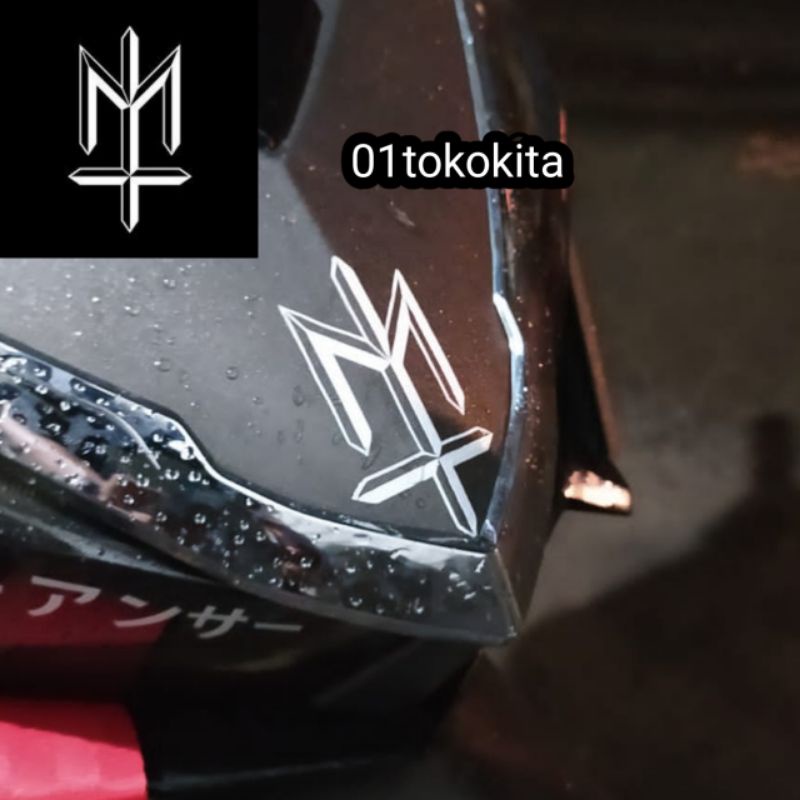 Sticker cutting logo maternal stiker cuting helm motor visor casing handphone berkualitas dan murah