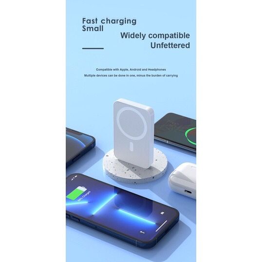 POWER BANK WIRELESS CHARGER FOR TYPE IPHONE