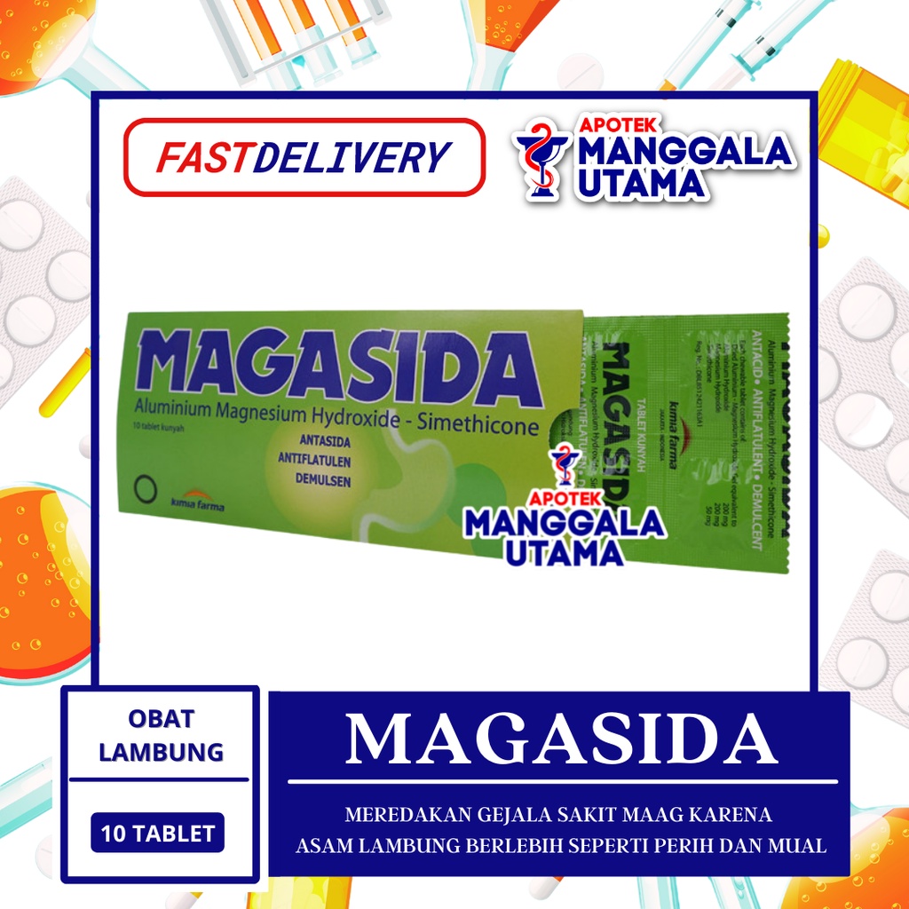 Jual Magasida Per Strip Isi Tablet Shopee Indonesia