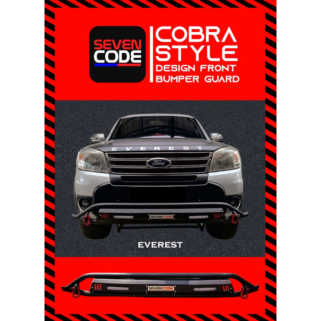 TANDUK DEPAN FORD EVEREST MODEL COBRA STYLE - SEVENCODE