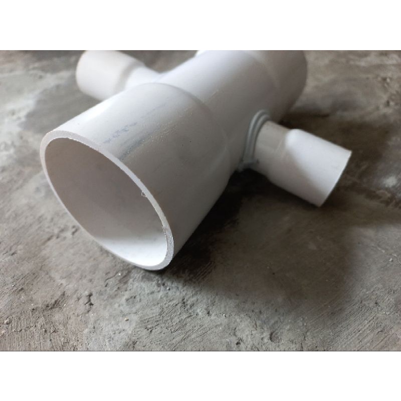 Cross Tee fitting Pipa pvc 4 Arah Cross 2 1/2" x 3/4"