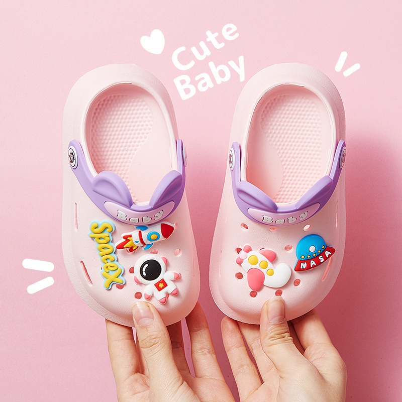 Chubby Glory SH2119N  Sepatu sendal Sandal anak murah motif space X sendal balita import / Sendal Anak Anak Bahan Karet Aneka Warna Motif Astronot untuk Anak/Sandal Sendal Anak Laki Laki/Sandal Sendal Anak Perempuan/Sandal Anak perempuan baby girls selop