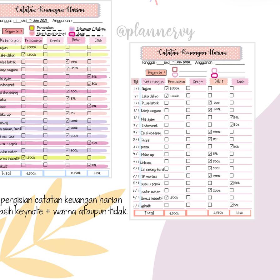 

FLASH SALE FINANCIAL PLANNER + BINDER ❅ 848