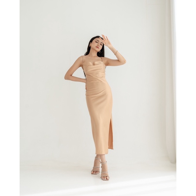 [ Keyclothingline ] Paola Dress / Dress Wanita