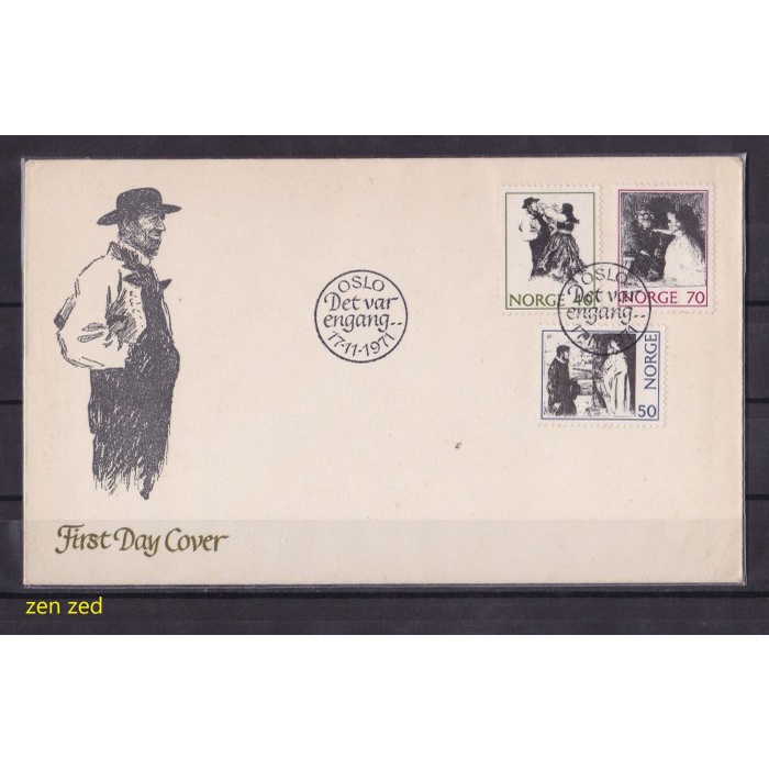 

A168 Perangko FDC SHP Norwegia 1971 Norwegian fairy tales 1 Pcs