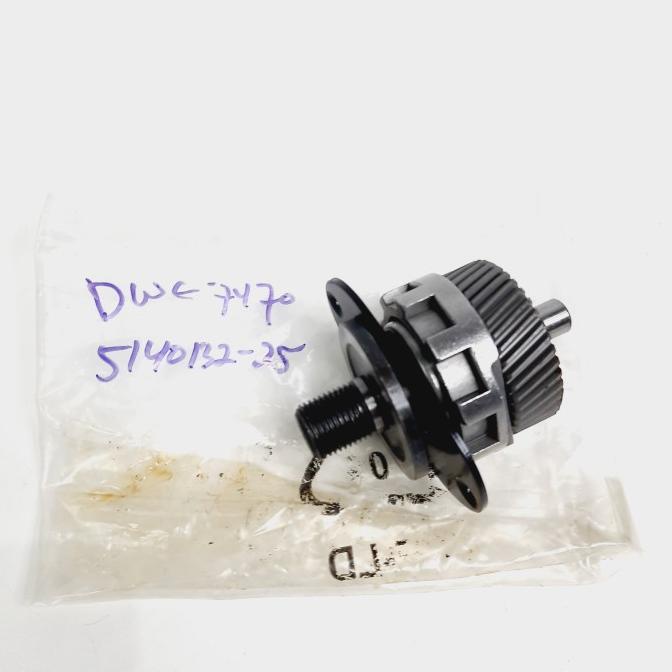 Shaft + Gear Set Table Saw Dewalt Dwe 7470 ( 5140132-25 ) Storsilfia
