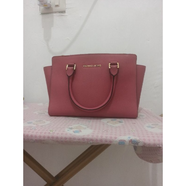 tas MK preloved pink