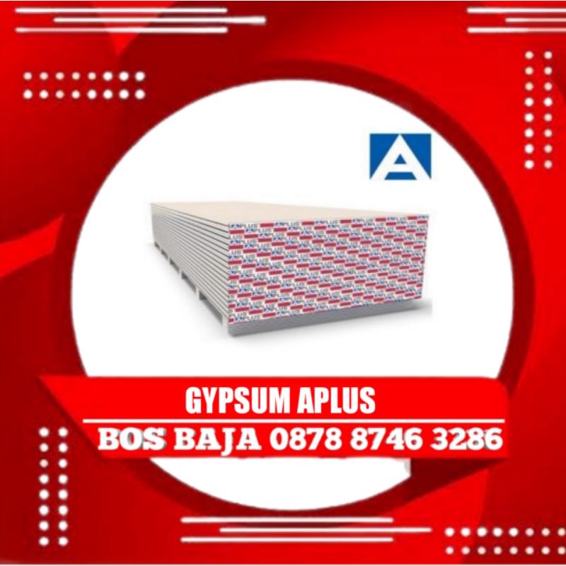 Jual GYPSUM I PAPAN GIPSUM I GYPSUM APLUS DAN JAYABOARD | Shopee Indonesia