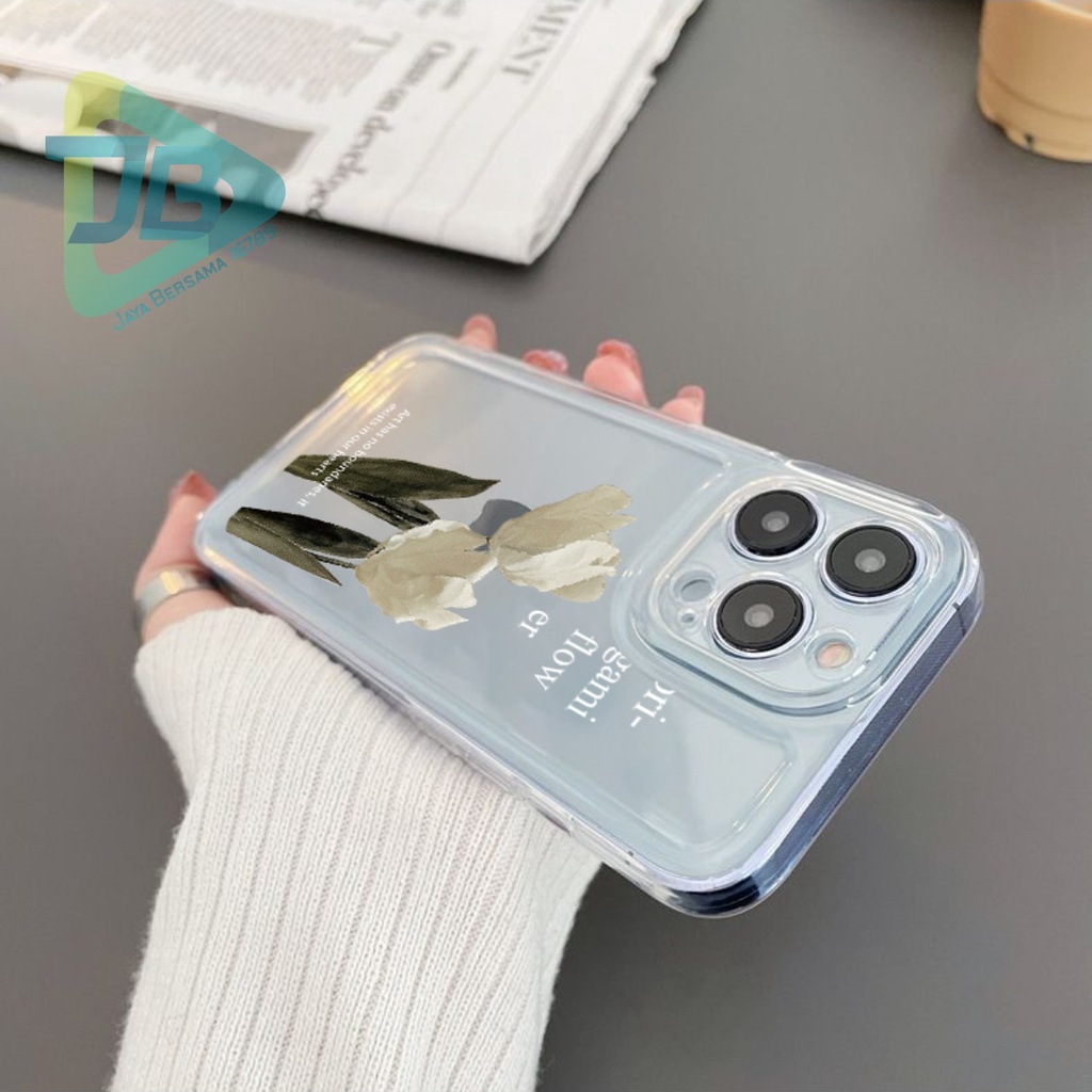 CUSTOM CASE SOFTCASE SILIKON CLEAR BENING GAMI FLOWERS CUSTOM CASE REALME C2 5 5I 5S C3 C11 C20 C12 C25 C30 C35 NARZO 30A 50A JB6057