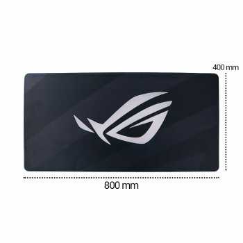 OLEVO Mouse Pad Gaming XL Jumbo Mousepad Besar High Precision Anti Slip MousePad Gaming XL MOTIF ROG MATA Mouse Pad Desk Mat Alas Mouse kaybord moseped Besar  Desk Mat 800 x 400 x 2 mm - RO74