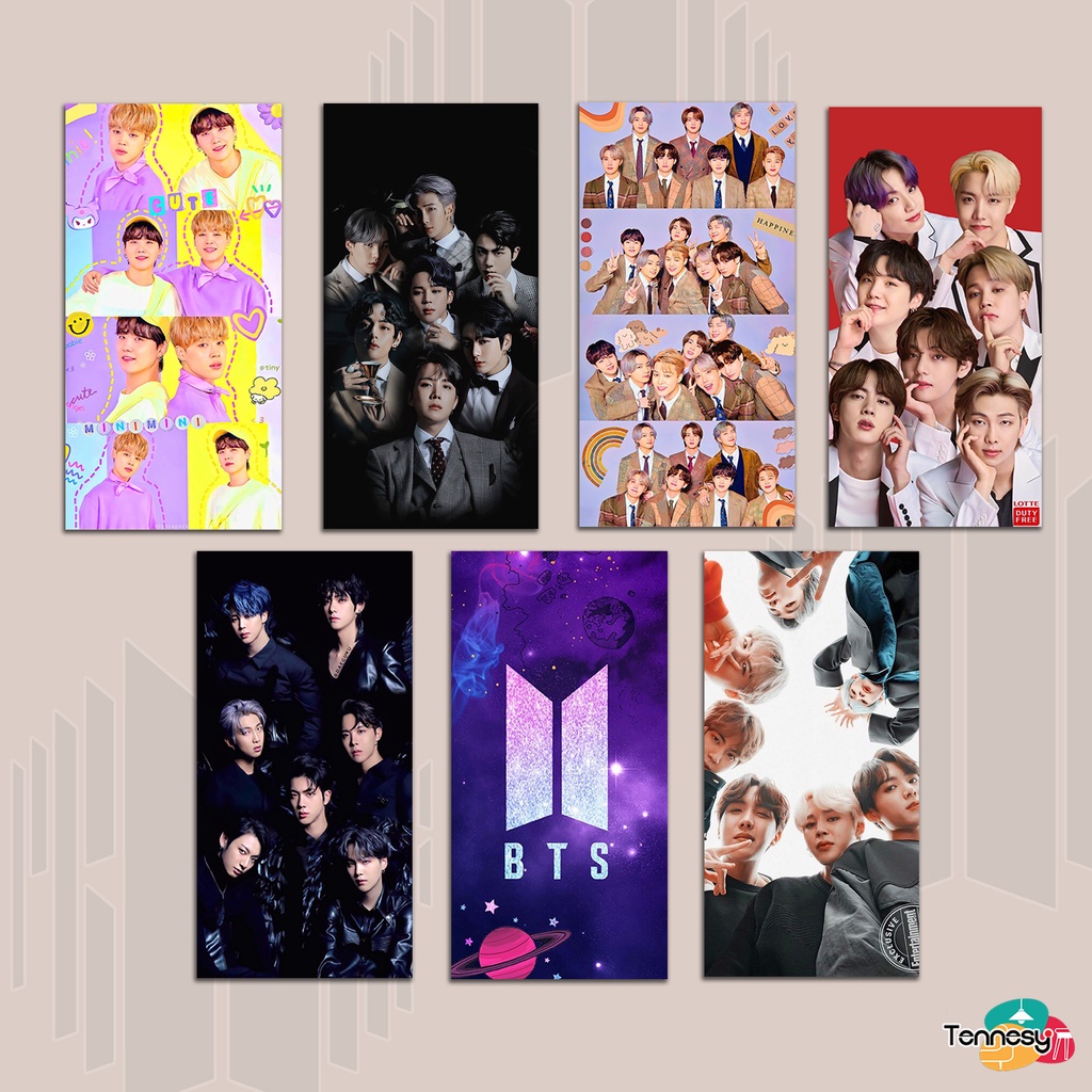 HIASAN DINDING BTS KPOP KOREA WALL DECOR 10x20CM PAJANGAN KAYU POSTER DEKORASI DINDING RUMAH KAMAR TIDUR