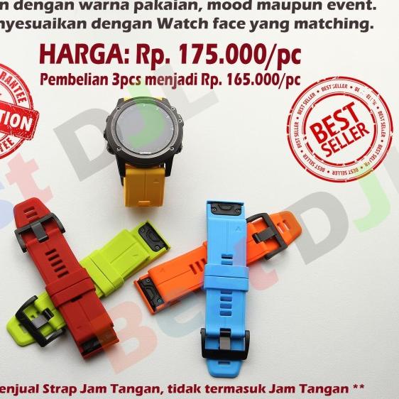 NEW Quickfit 22 Strap Garmin Fenix 5 Plus Forerunner 935 Approach S60 - Black