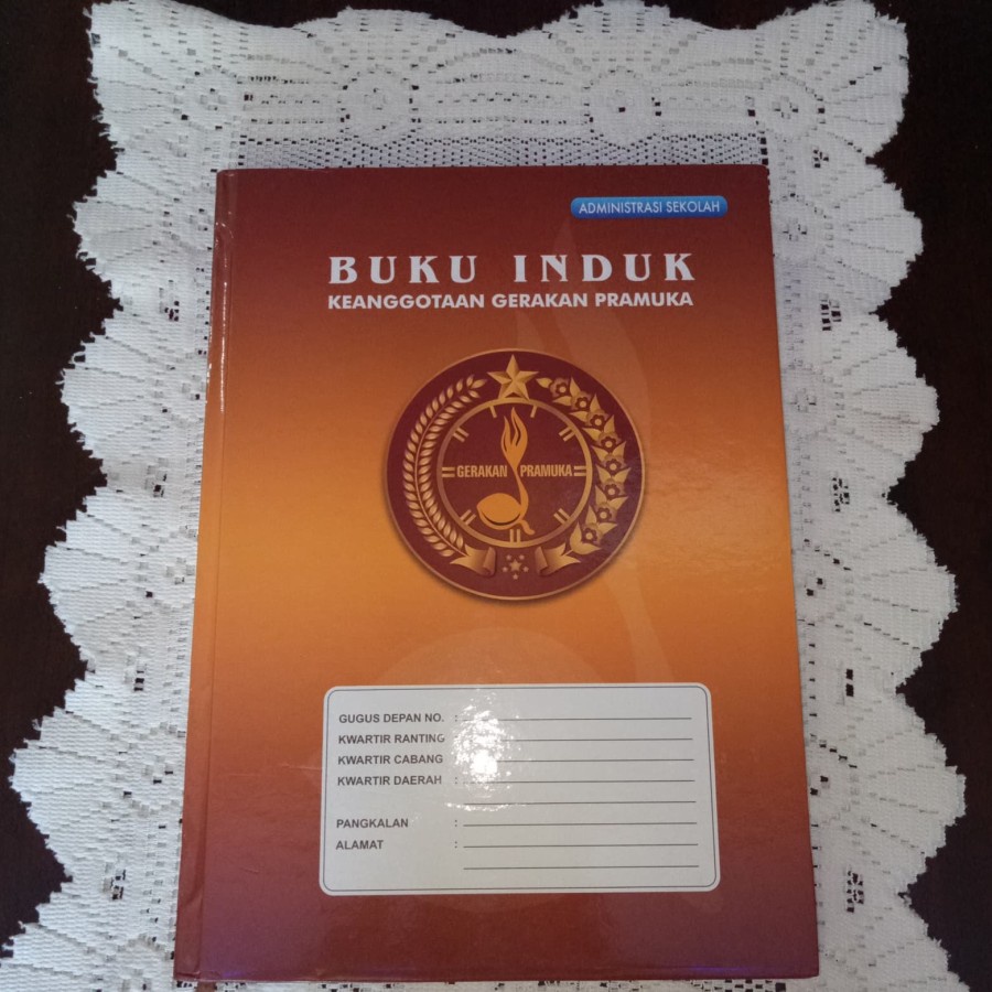 

Buku induk keanggotaan gerakan pramuka (buku administrasi kepramukaan)