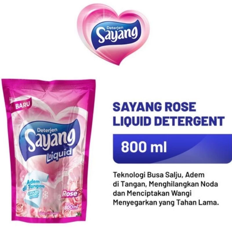 Sayang Deterjen Cair Dan Bubuk 800 ML All Varian Super Wangi