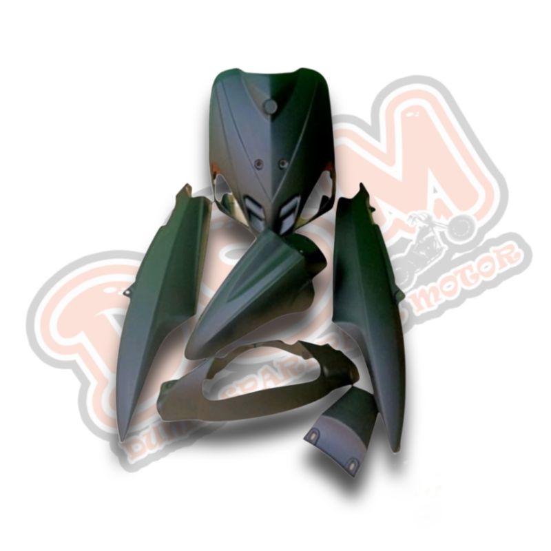 FULL BODY HALUS YAMAHA MIO SPORTY HITAM DOFF