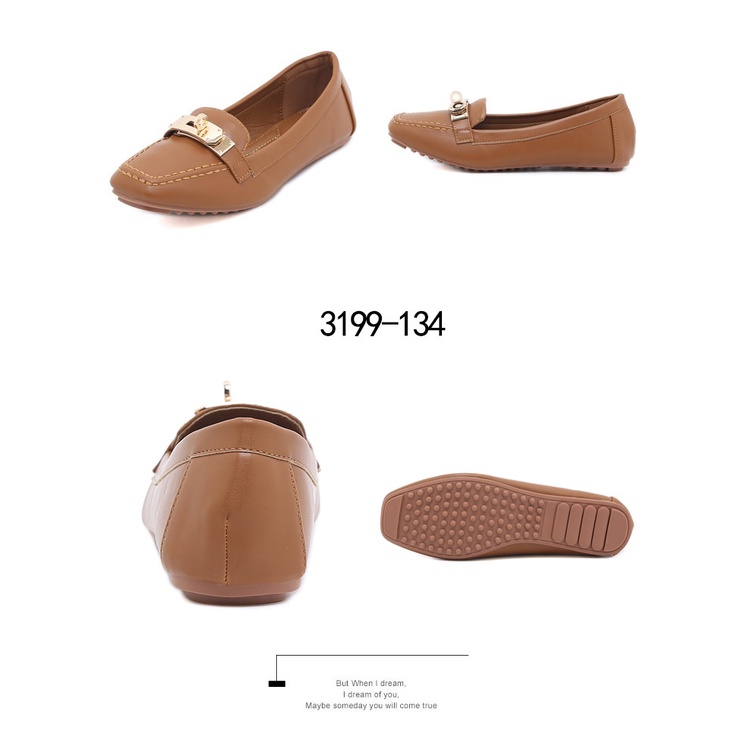 H Leather   Flat Shoes 3199-134