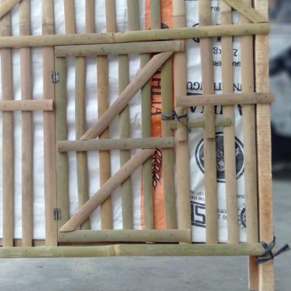 Kandang Ayam Bambu / Kandang Rakit Bambu Segiempat Kotak