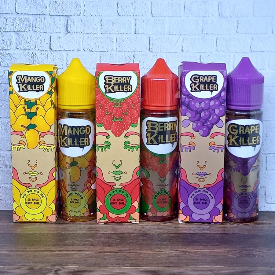 MANGO KILLER/BERRY KILLER/GRAPE KILLER - 60ML