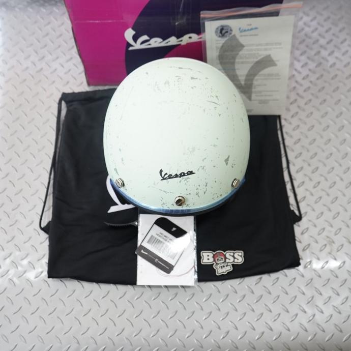 Original Helmet Helm Vespa Heritage Aqua