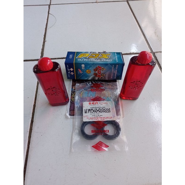 SEAL SHOCK+OLI SHOCK DEPAN SEMUA TIPE BEBEK SUZUKI