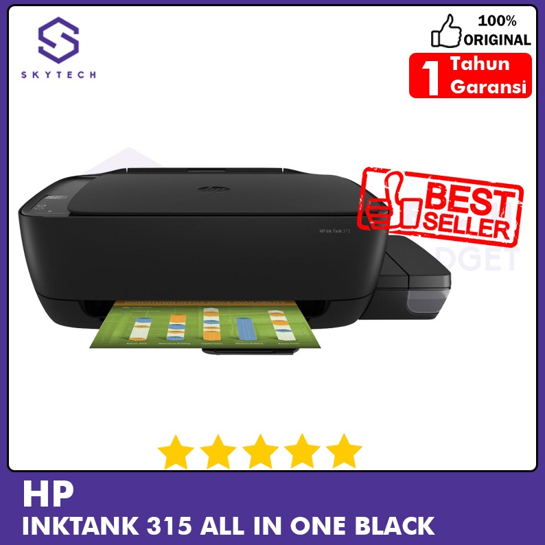 PRINTER HP INKTANK 315 PRINT SCAN COPY ALL IN ONE PRINTER AIO