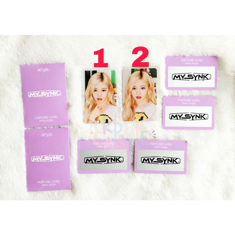 [READY SET] Aespa MD My Synk Fortune Scratch Ningning set