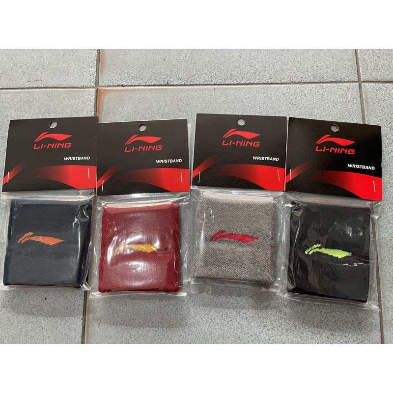 wristband handuk olahraga Lining