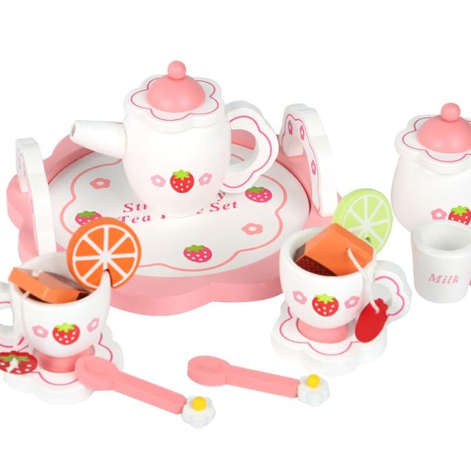 Mother Garden Tea Time Set mainan edukasi anak kayu wooden toys