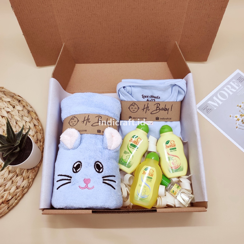 Hampers Bayi New Born Laki-Laki Perempuan / Kado Lahiran Bayi / Gift Box Baby  / Gift Set Hampers Baby Boy Girl