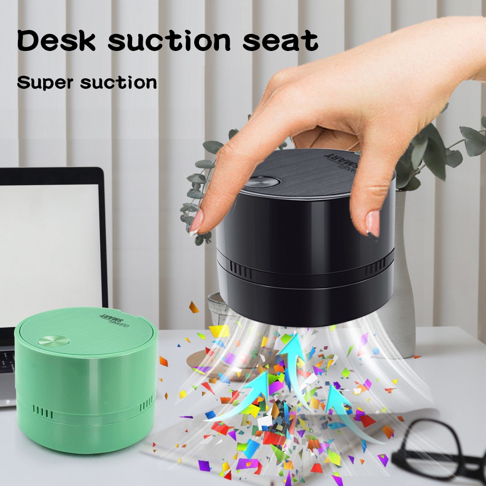 ღ Portable Desktop Vacuum Cleaner Sikat Meja Vakum Debu Sweeper Penghapus Serutan Pensil Vacuum Meja Debu Removal Tool Desktop bubuk Kopi Cleaner