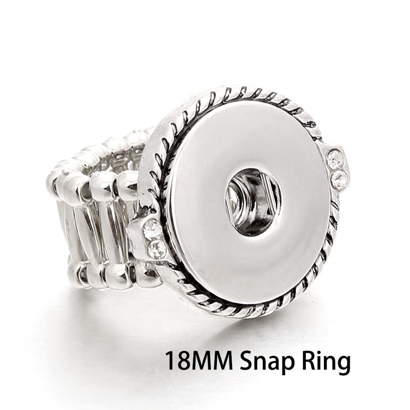 Cincin Bahan Stainless Steel Ukuran 18MM Gaya Hip Hop Untuk Pria Dan Wanita