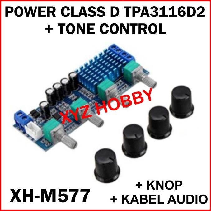 XH-M577 TPA3116D2 Power Class D + Tone Control Stereo TPA3116 3116 577