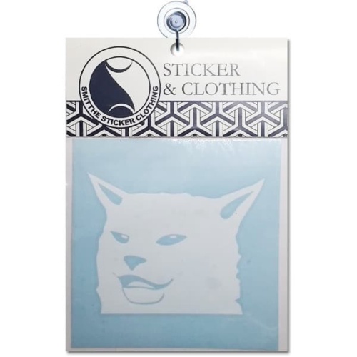 Stiker Kucing Meme Cutting Sticker Kocheng Lucu untuk Motor Mobil
