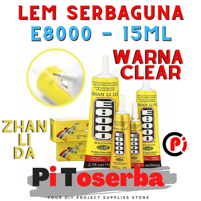 Original Zhan Li Da E8000 Lem Jelly Touchscreen Isi 15mL Clear Bening