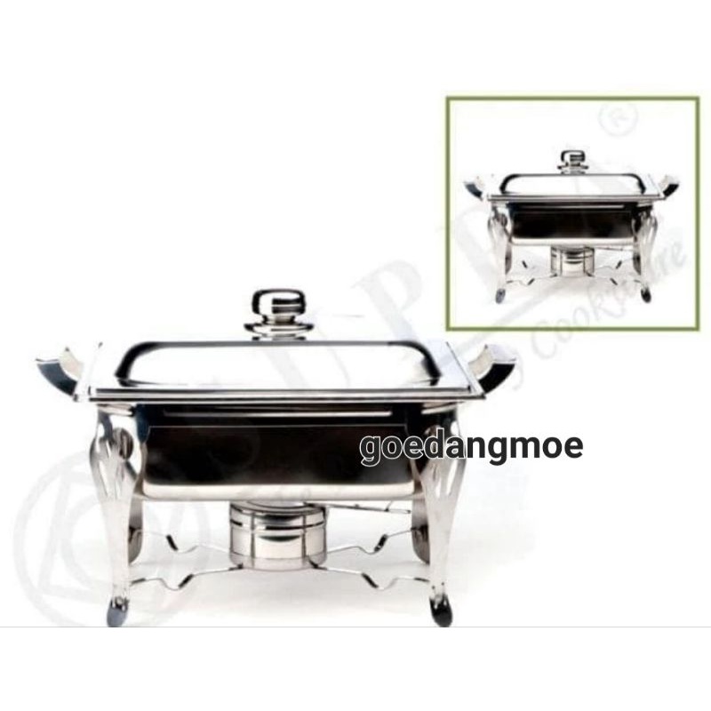 SUPRA Warmer Square pan Prasmanan stainless segi