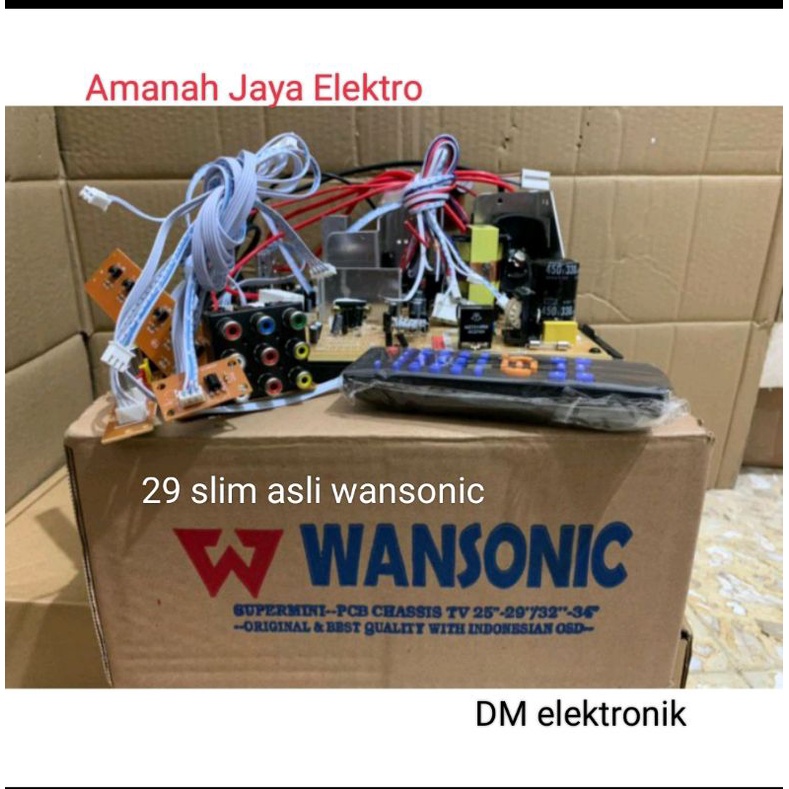 mesin TV 29 inch slim asli wansonic