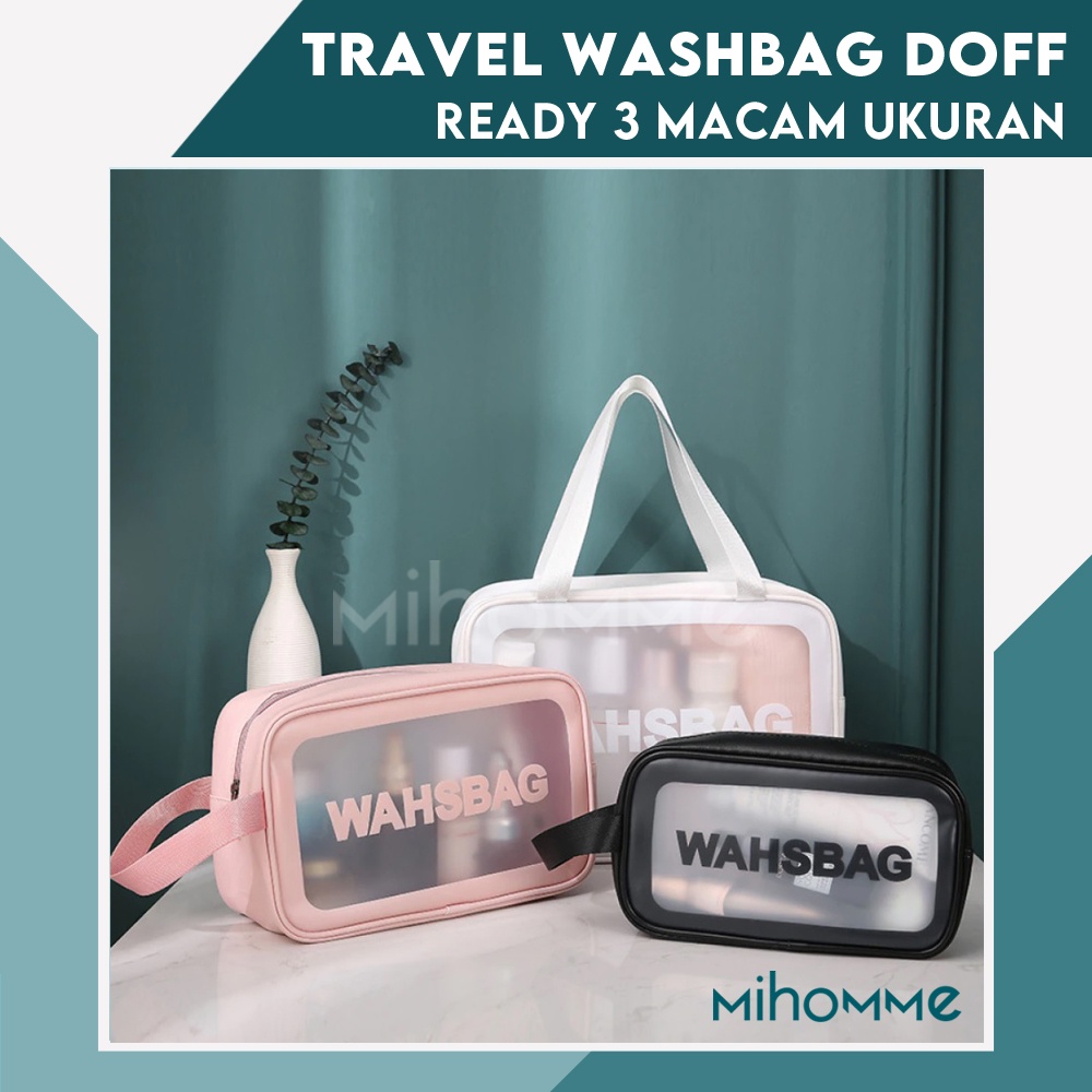 Travel Pouch Organizer Tas Kosmetik Make Up Sabun Storage Washbag Doff