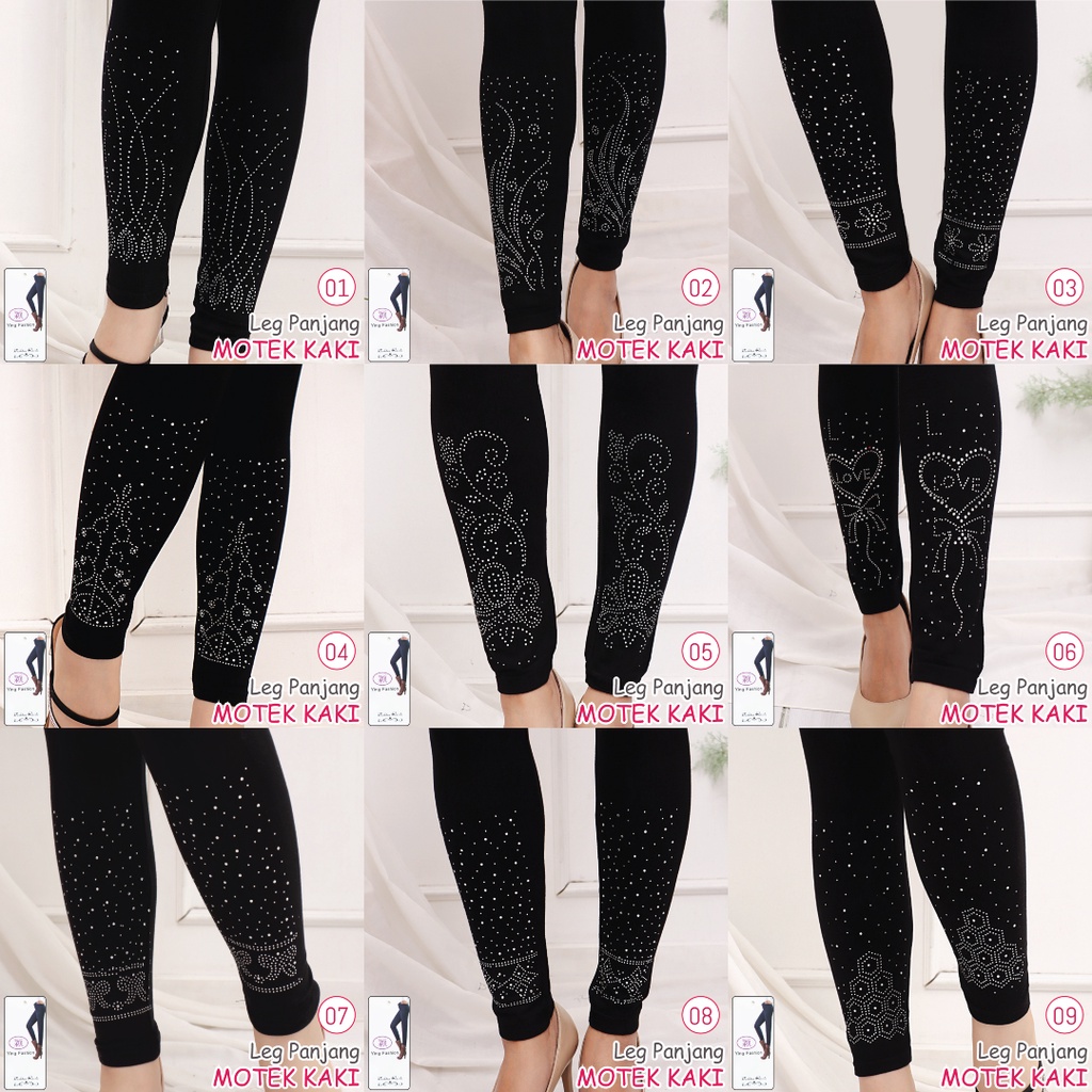 [GROSIR] Legging Motek Kaki Panjang Import / Legging fashion wanita / ying fashion / legging panjang