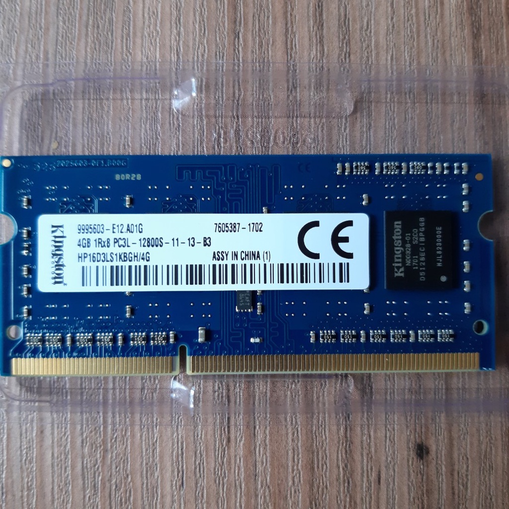 RAM KINGSTONE 4GB 8GB DDR3 PC3L-12800S