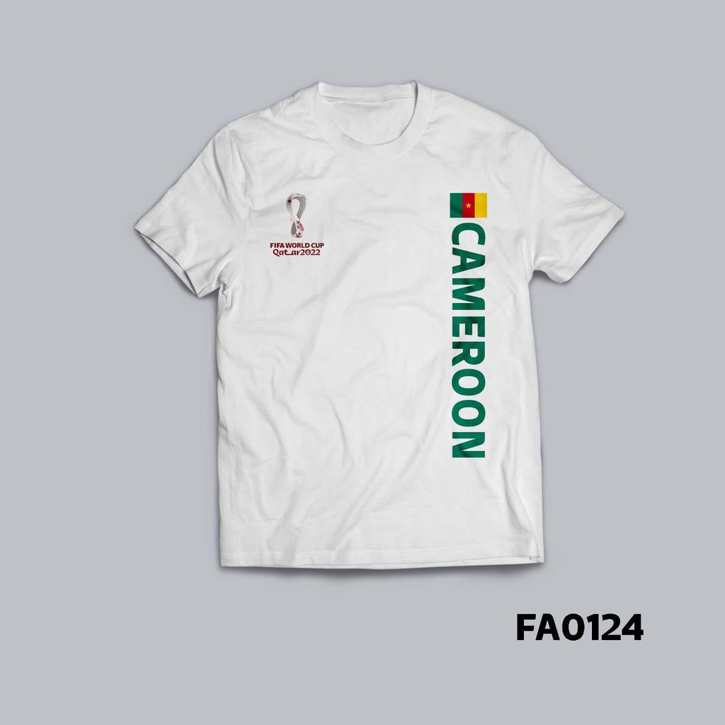 Kaos Atasan Sepakbola - Timnas Camerun World Cup - Piala Dunia - FA0124 - DST