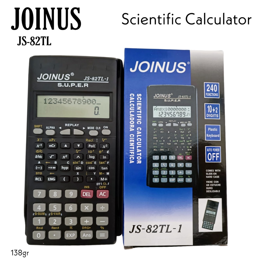 KALKULATOR SCIENTIFIC JOINUS 82TL-1 KALKULATOR ANAK SEKOLAH