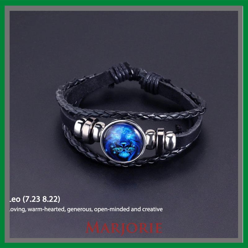 Gelang konstelasi Gelang Zodiak Import Gelang Manik-manik Batu-MJD