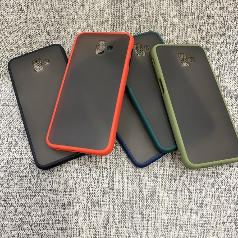 SAMSUNG C9 PRO A6+ A6 2018 A6 PLUS A7 2018 J8 J4+ J6 + CASE SOFT DOFF MATTE COLOUR HARDCASE TRANSPARAN