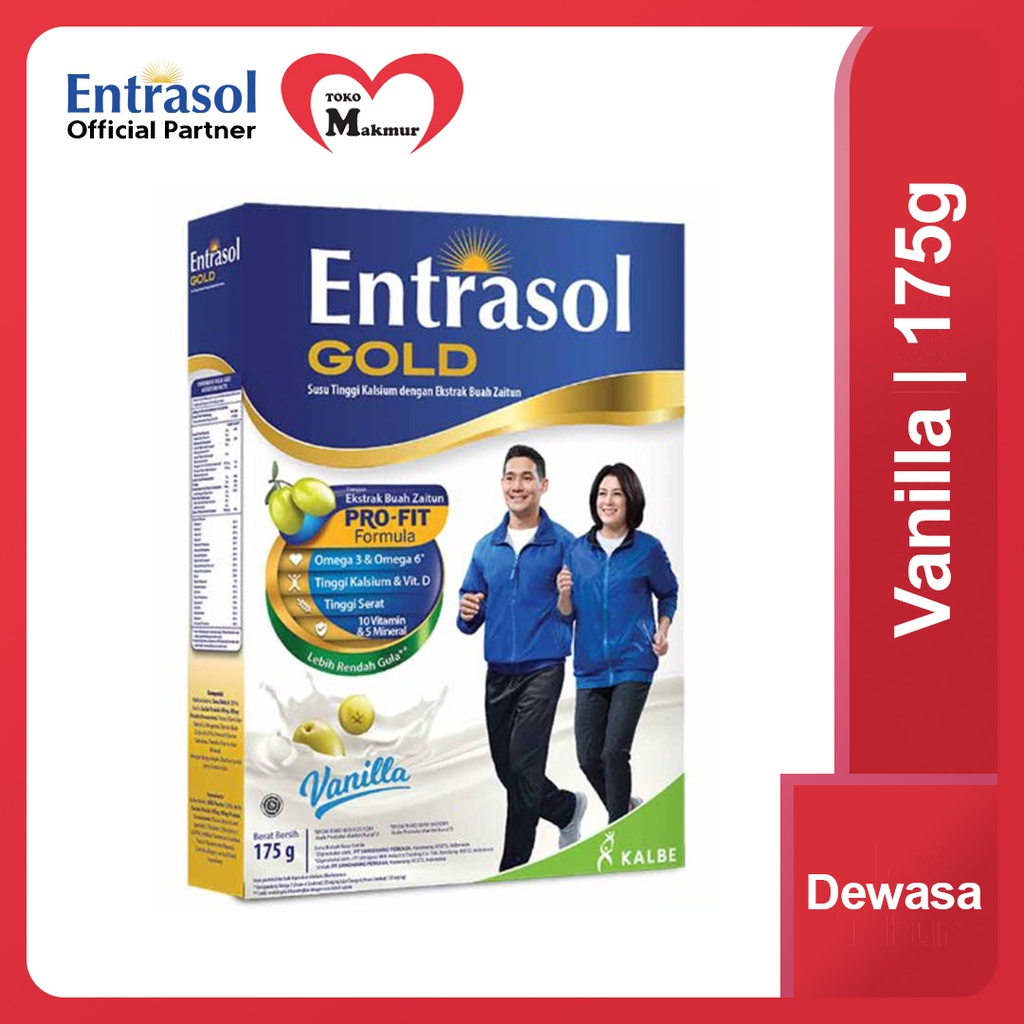 Entrasol Gold Vanila / Coklat 175gr / Toko Makmur Online