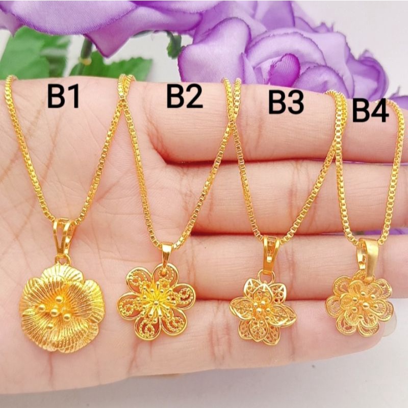 Kalung kendari lapis emas